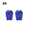 Blue Nitrile Gloves - 2 pairs