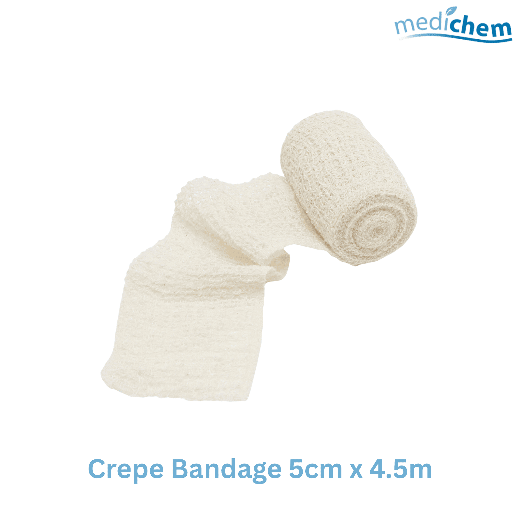 Blue Dot Crepe Bandage 5cm Open