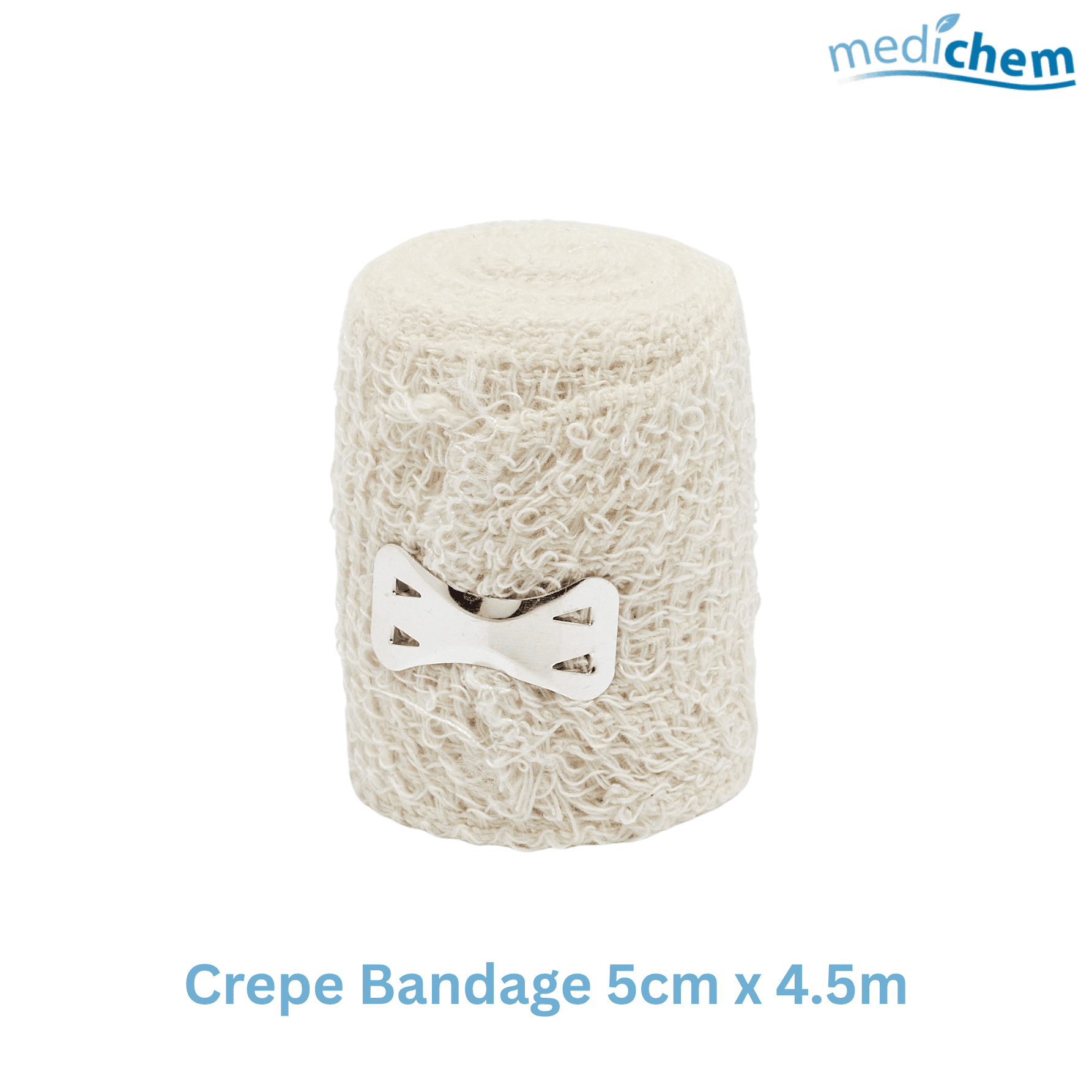 Blue Dot Crepe Bandage 5cm Rolled