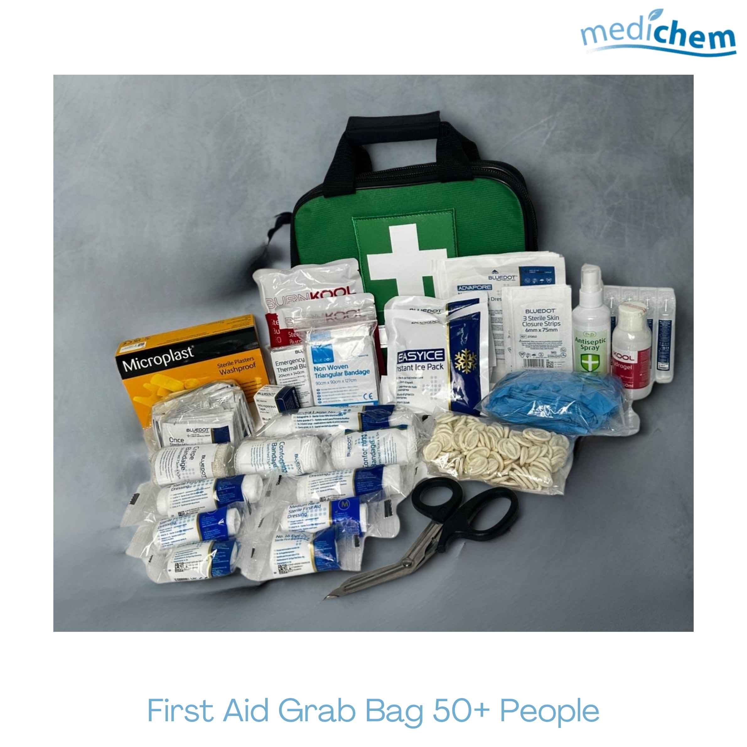 Large Workplace First Aid Grab Bag (50+ People) — General Use