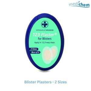 Dependaplast Advanced 123 Blister Plasters (2 Sizes) — Box of 5