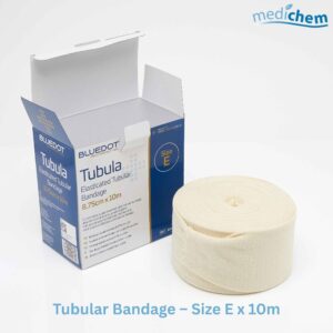 Blue Dot Elasticated Tubular Bandage 8.75cm x 10m — CE Marked Elastic Limb Support