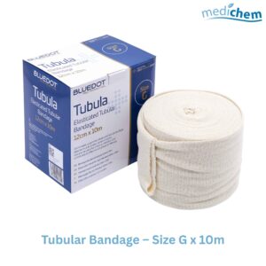 Blue Dot Elasticated Tubular Bandage 12cm x 10m — CE Marked Elastic Limb Support