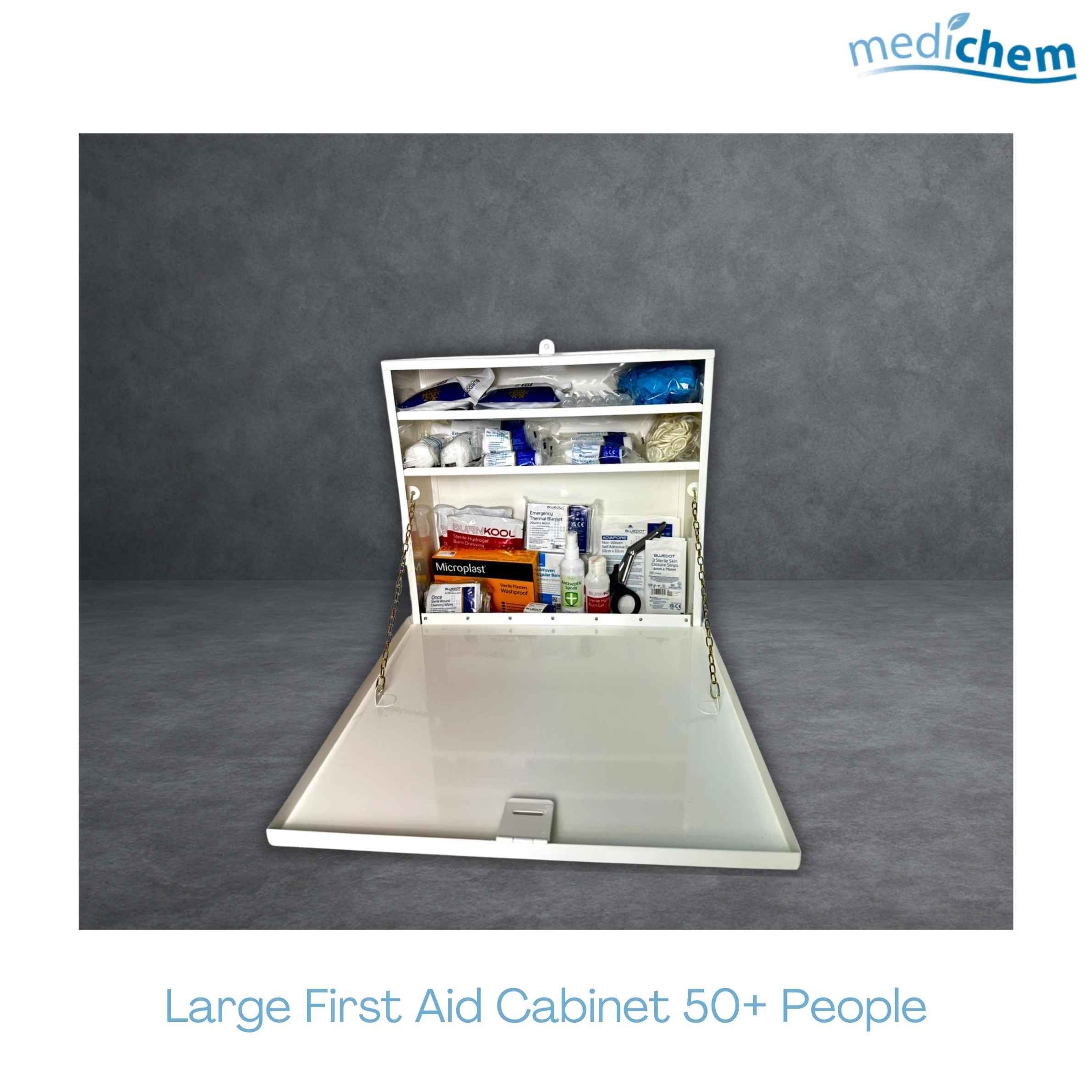 Large Workplace First Aid Cabinet (50+ People) — General Use