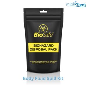 BioSafe One Application Body Fluid Spill Kit — CE Marked Kit for Blood, Vomit & Urine Spills