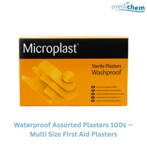 Waterproof Assorted Plasters 100s — Multi Size First Aid Plasters