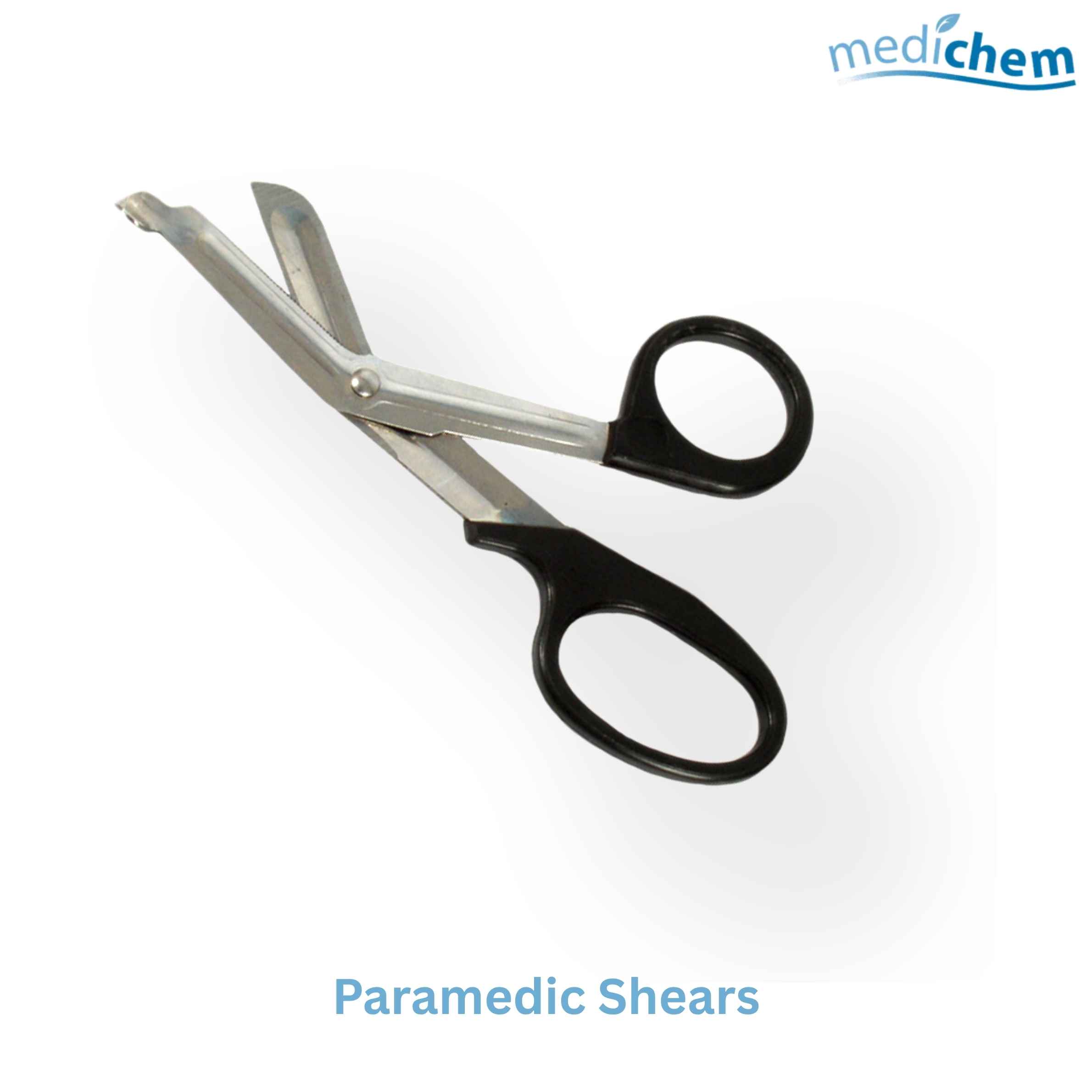 Blue Dot Paramedic Shears 7" — Tuff Cut Medical Scissors with Rounded Safety Blades - Image 2