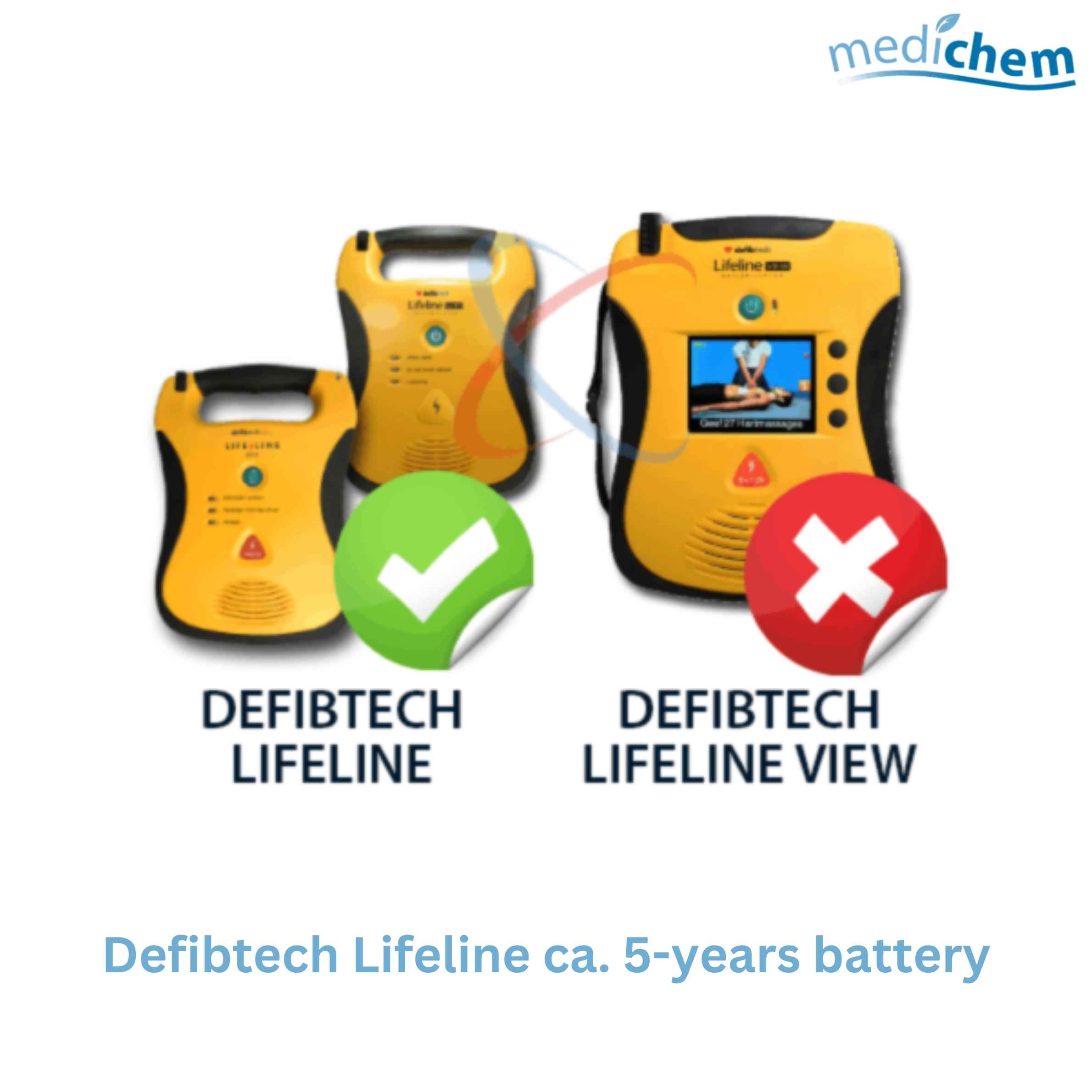 Defibtech Lifeline ca. 5-years Battery - Image 2