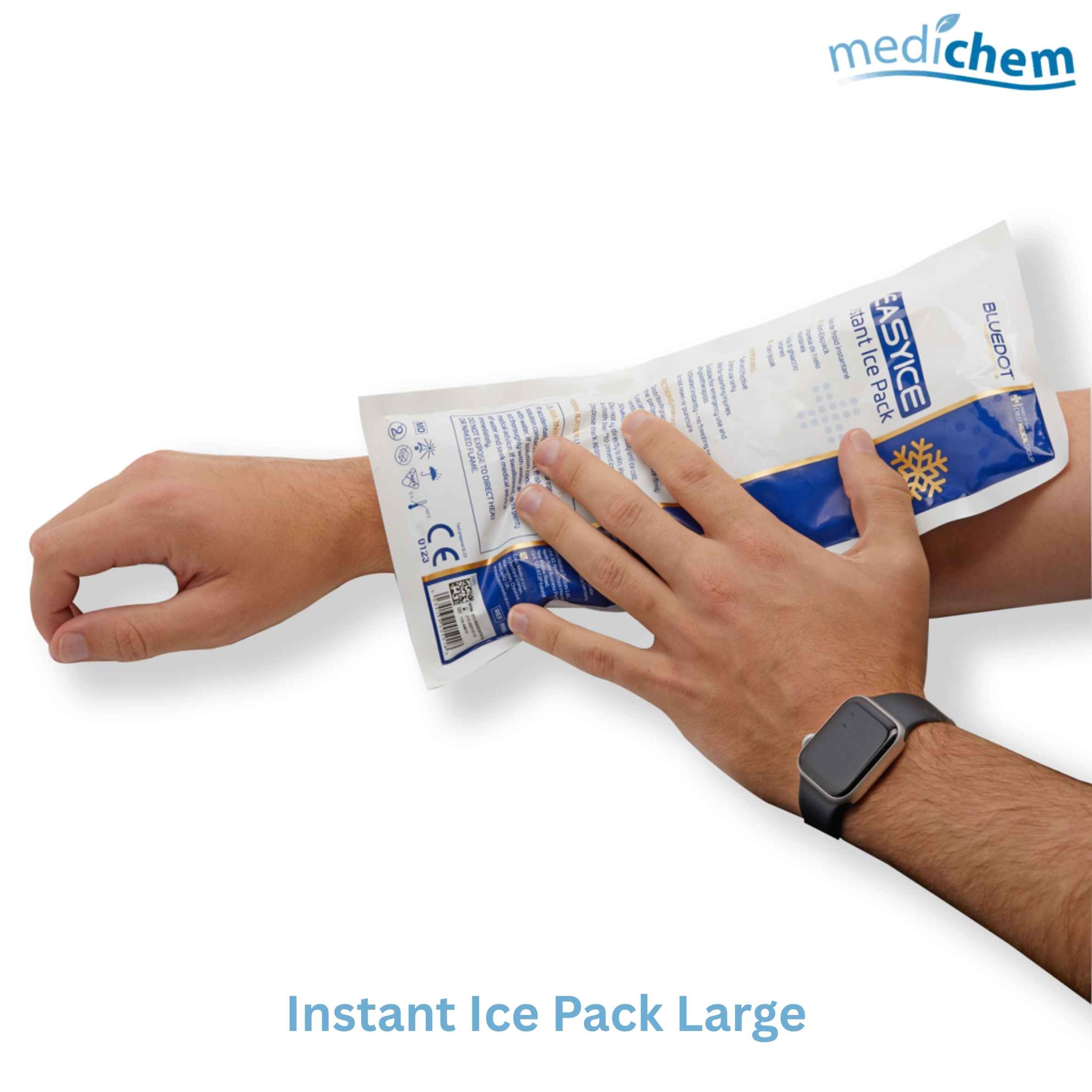 Instant Ice Pack Large 150g — 30cm x 13cm Single-Use Instant Cold Therapy Pack - Image 2