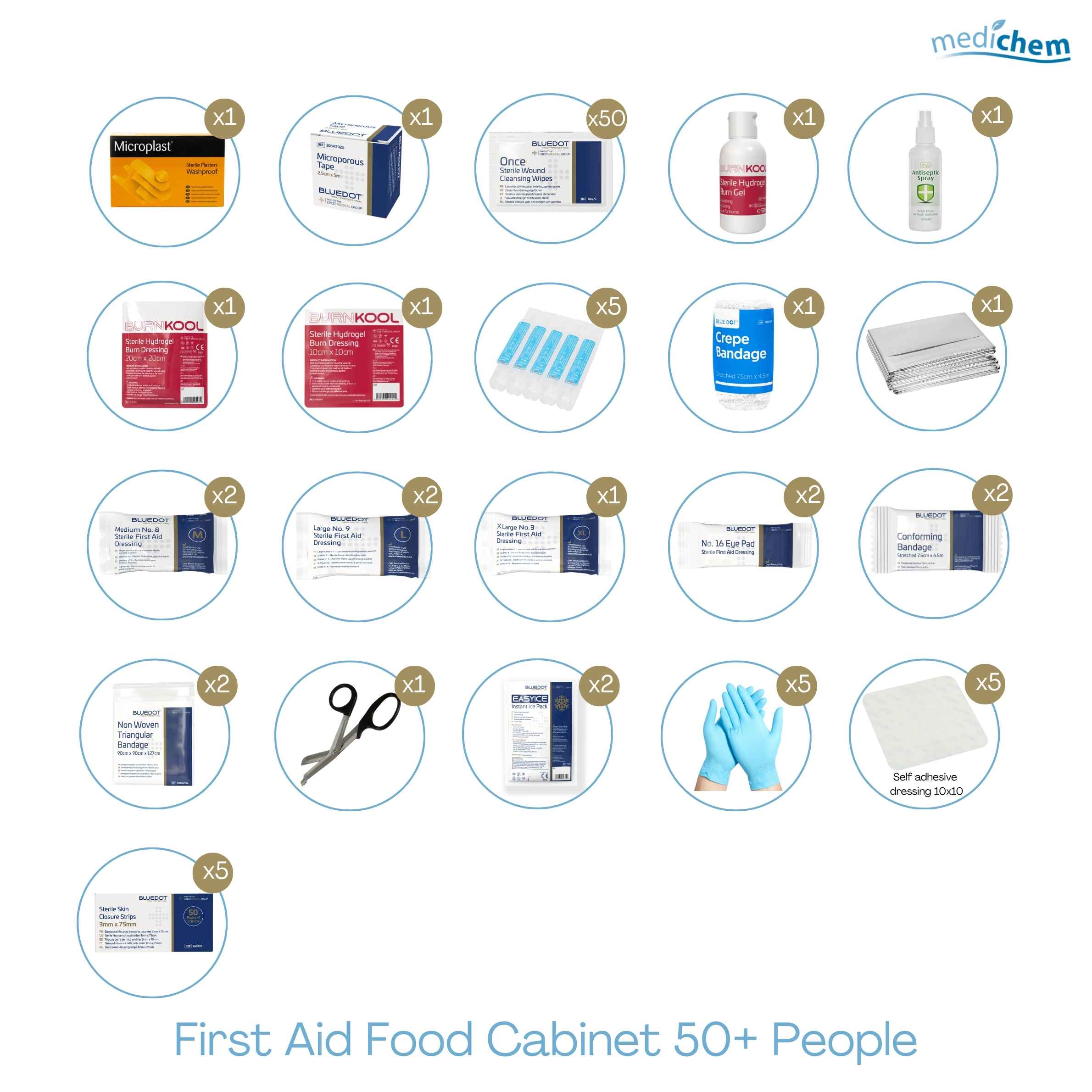 Large Workplace First Aid Cabinet (50+ People) — General Use - Image 2