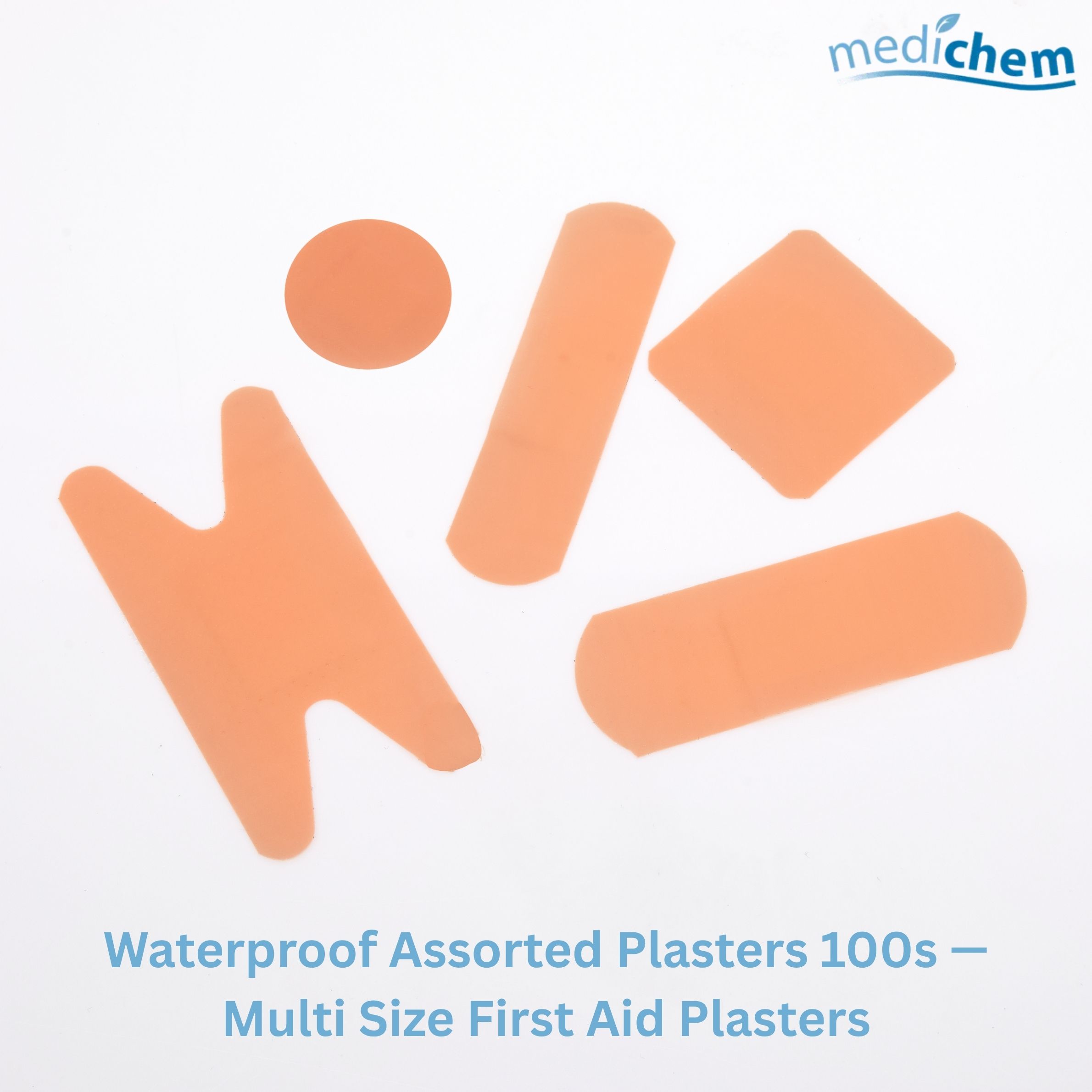 Waterproof Assorted Plasters 100s — Multi Size First Aid Plasters - Image 2