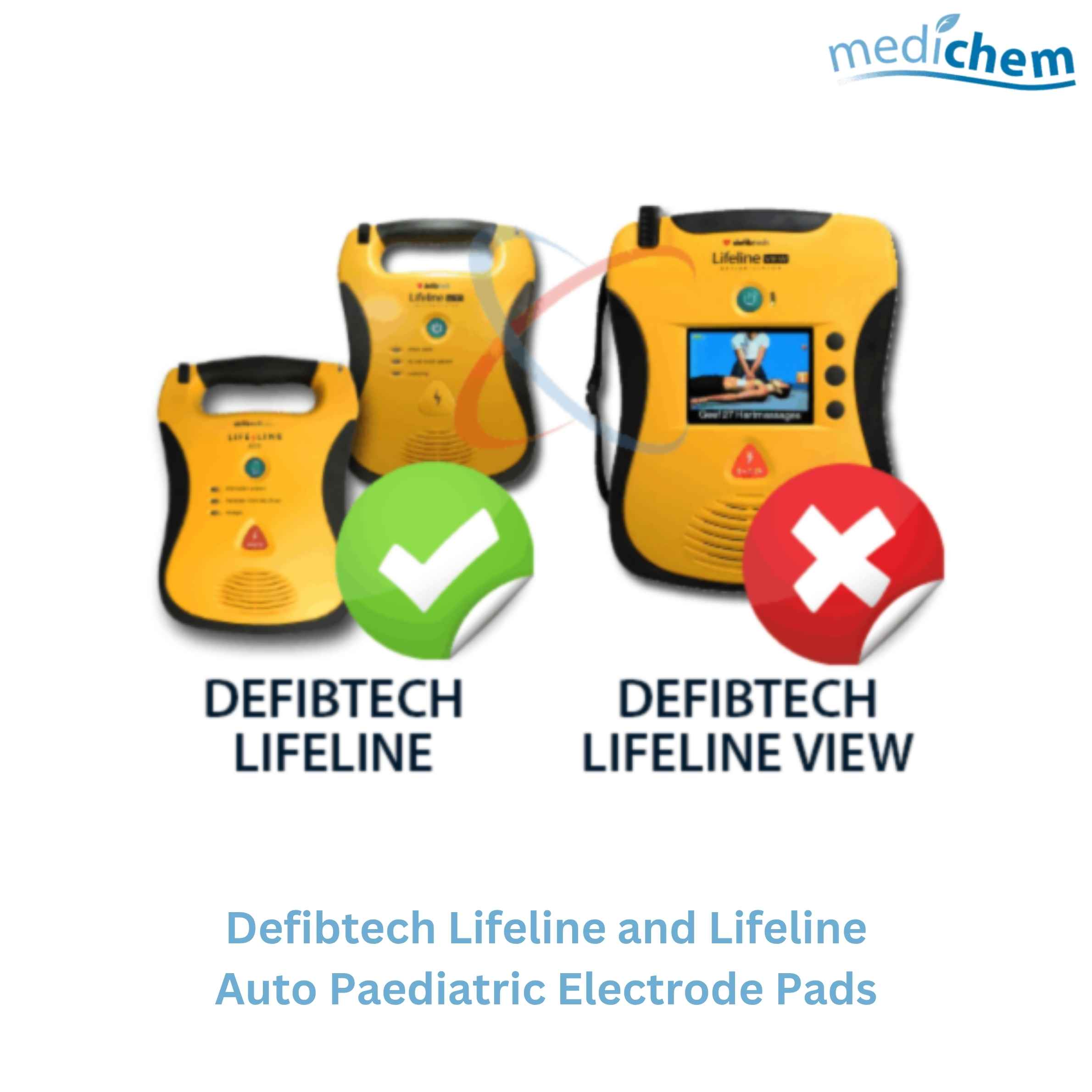 Defibtech Lifeline and Lifeline Auto Paediatric Electrode Pads - Image 3