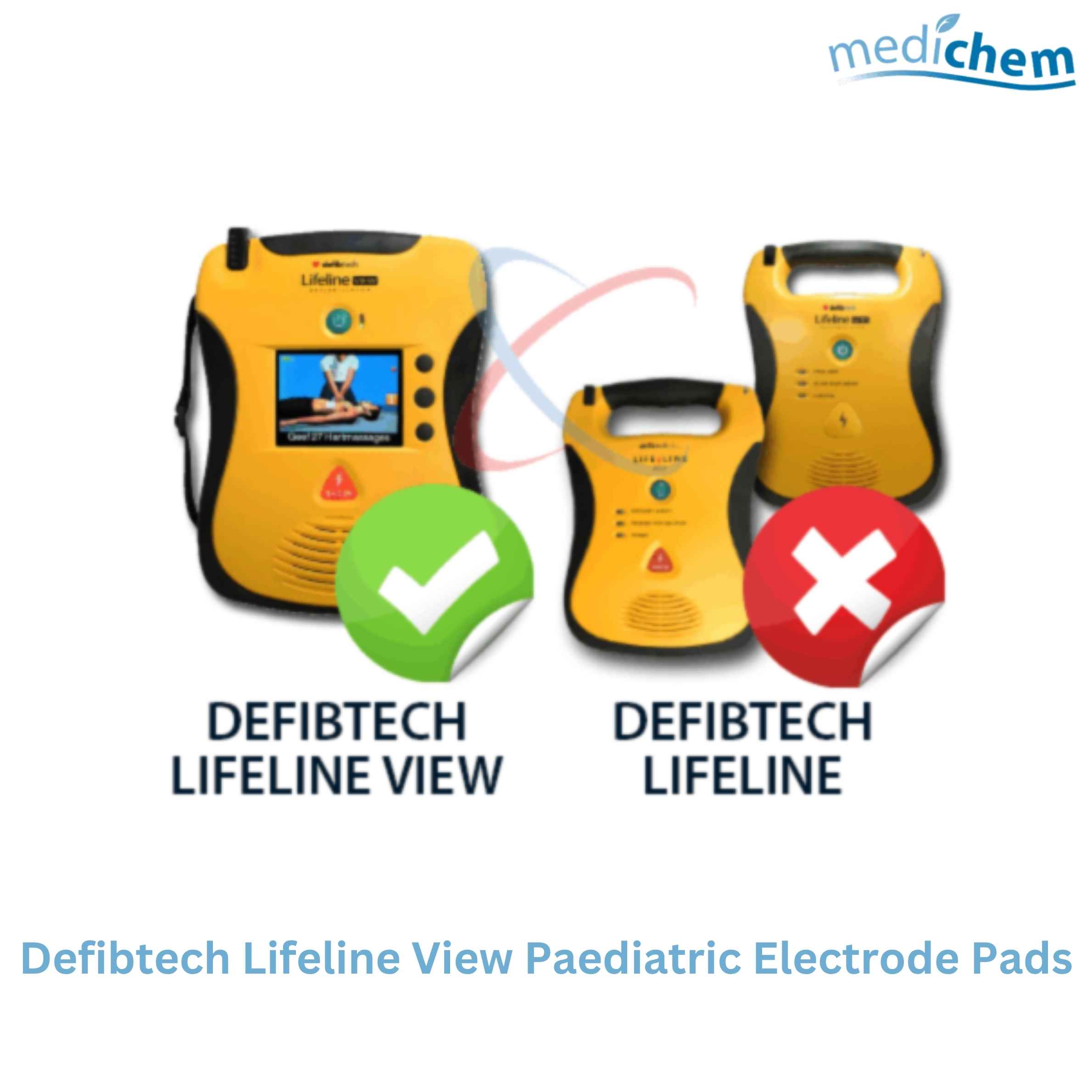 Defibtech Lifeline VIEW Paediatric Electrode Pads - Image 3