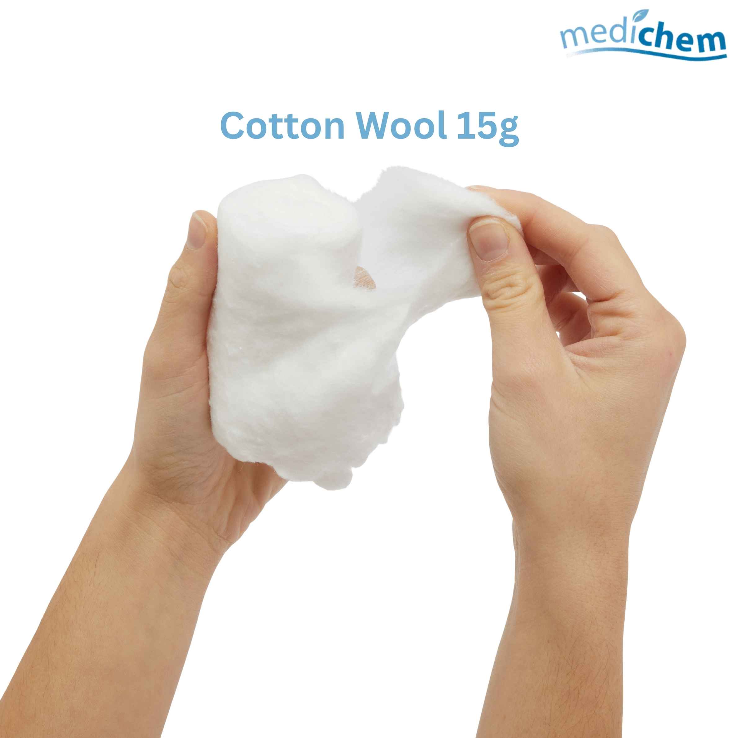 Cotton Wool 15g — Soft Absorbent Cotton for First Aid Use - Image 3