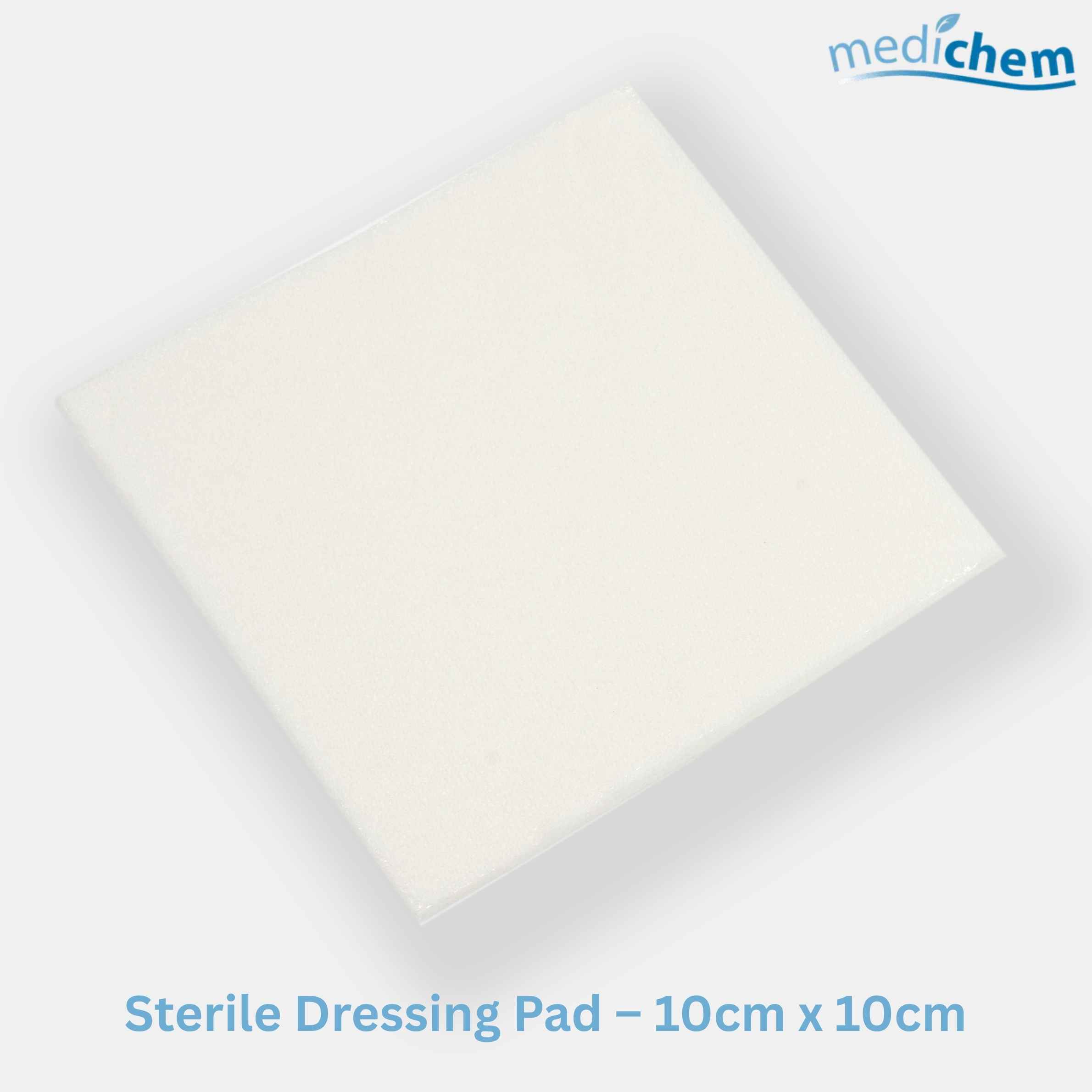 Blue Dot Sterile Dressing Pad 10cm x 10cm — Low Adherent Double Sided Wound Dressing - Image 3