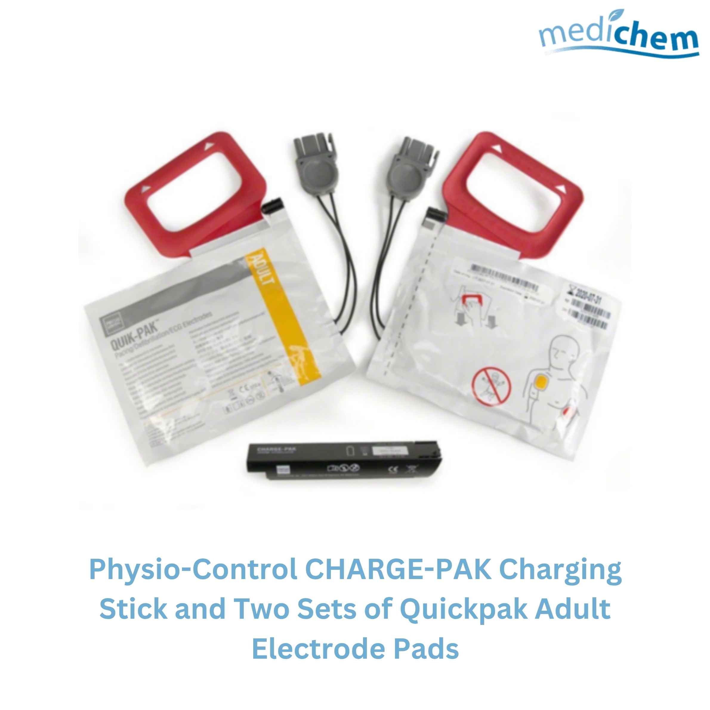 Physio-Control Quickpak Adult Electrode Pads (Two Sets) - Image 3