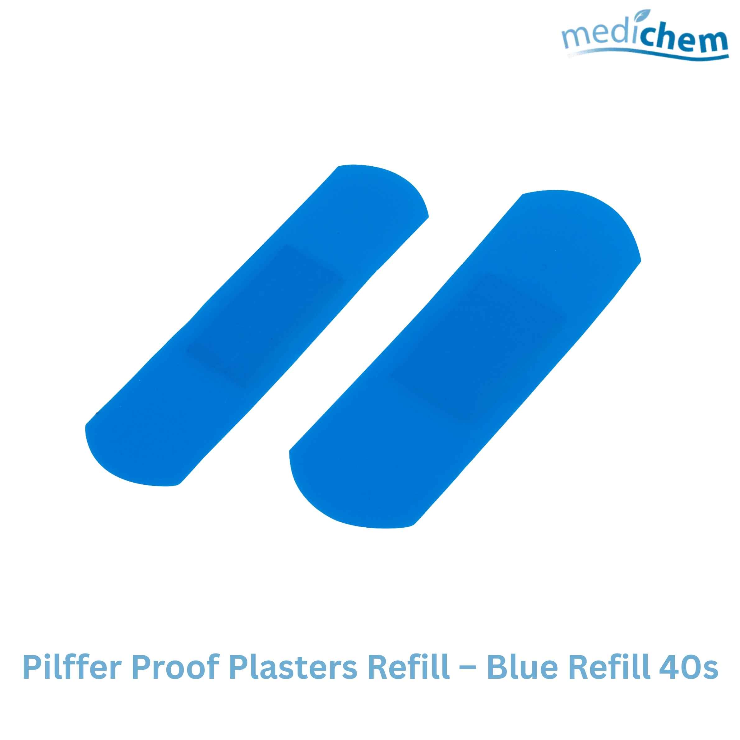 Quickplast Blue Plaster Dispenser Refills — Box of 6 (40 Plasters per Pack) - Image 4
