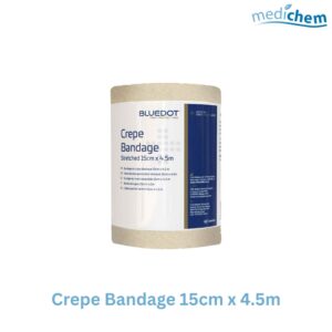 Crepe Bandage 15cm x 4.5m — Thigh, Calf & Large Muscle Compression Bandage