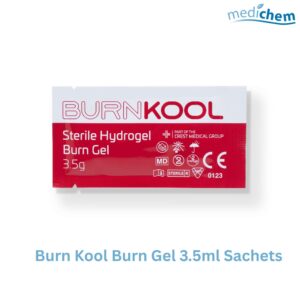 Burn Kool Burn Gel 3.5ml Sachets (Pack of 3) — Single-Use Cooling Burn Gel for First Aid