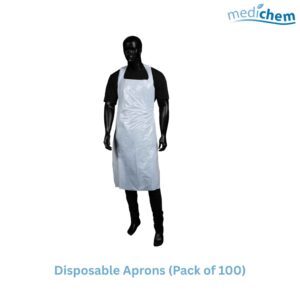 Disposable Aprons (Pack of 100) — 42" Polyethylene