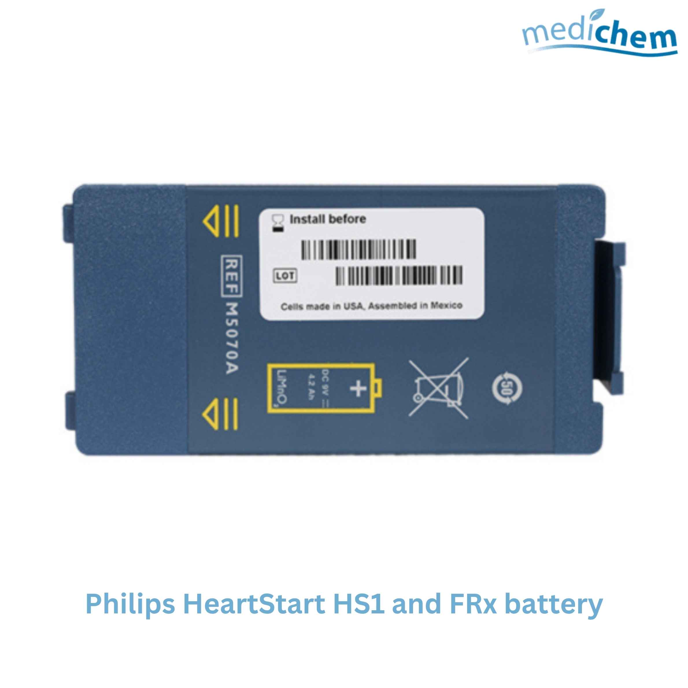 Philips HeartStart HS1 and FRx Battery