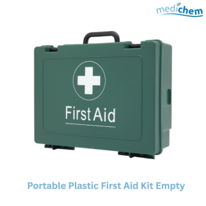 Empty Extra Large Green Top Handle First Aid Bag