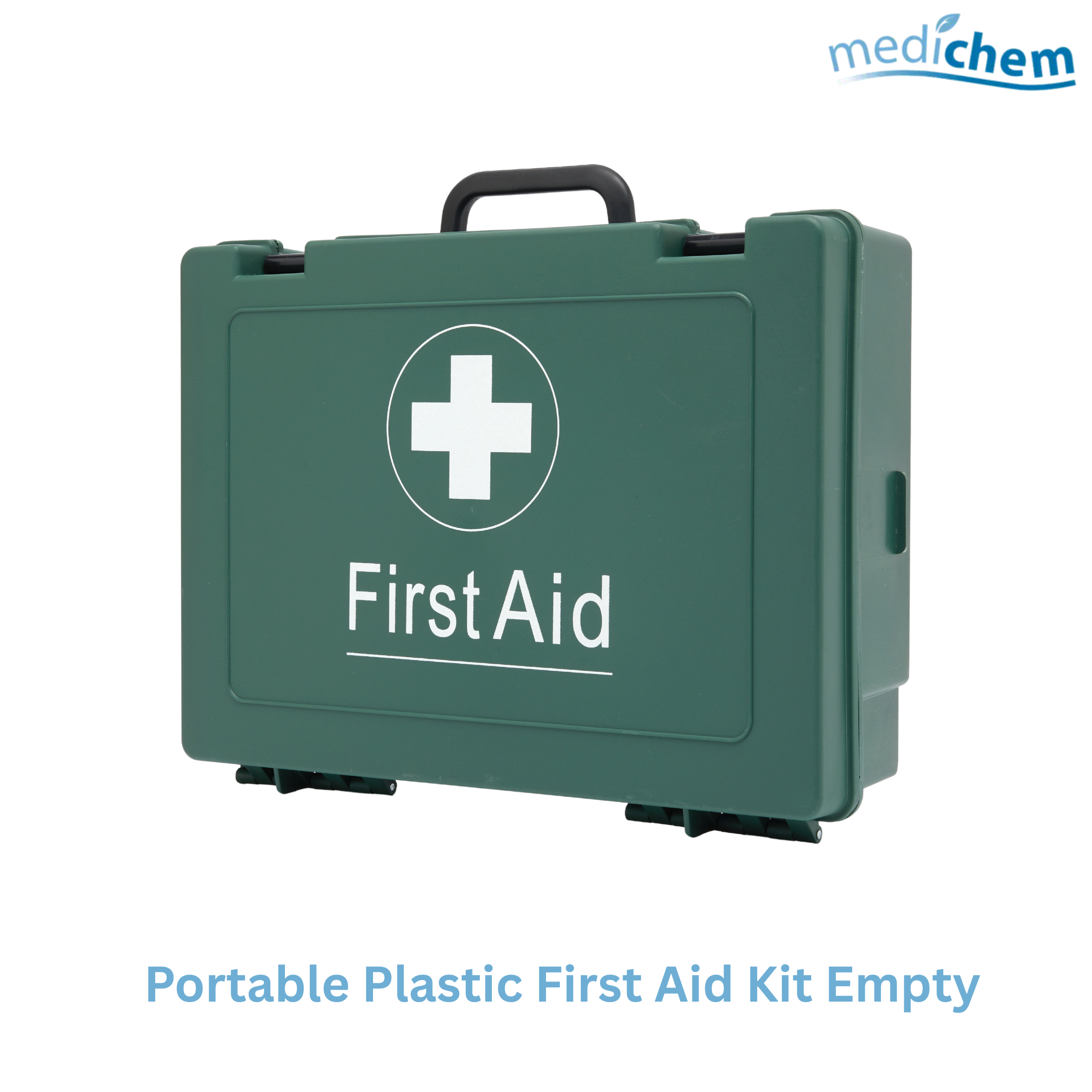 Empty Extra Large Green Top Handle First Aid Bag