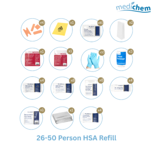 Irish HSA Refill Pack (26–50 Person) — Workplace First Aid Refill Kit