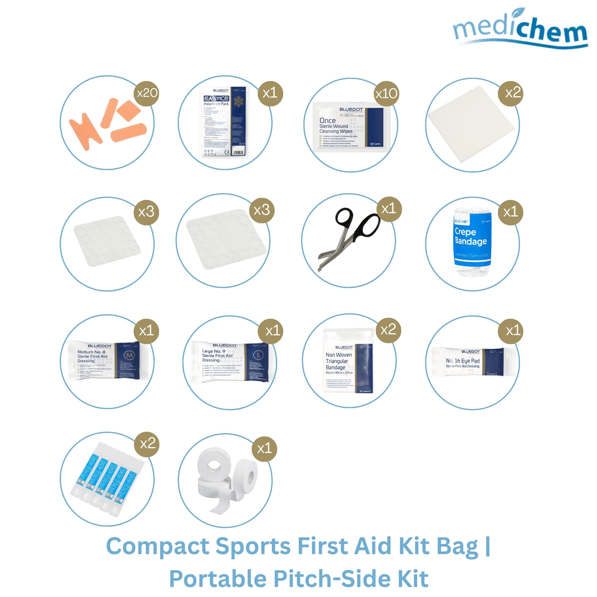 Compact Sports First Aid Kit Bag — Portable Pitch-Side Kit - Image 2